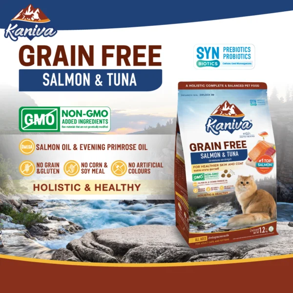Kaniva Grain Free Salmon For Cats Over 4 Months