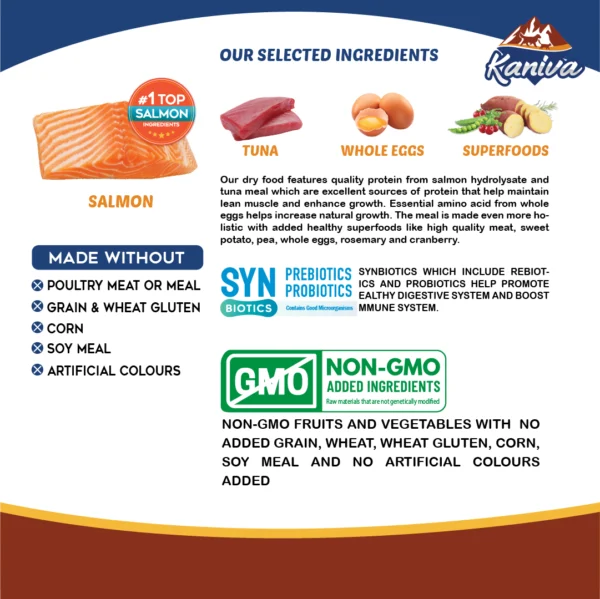 Kaniva Grain Free Salmon For Cats Over 4 Months - Image 4