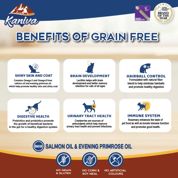 Kaniva Grain Free Salmon For Cats Over 4 Months - Image 5