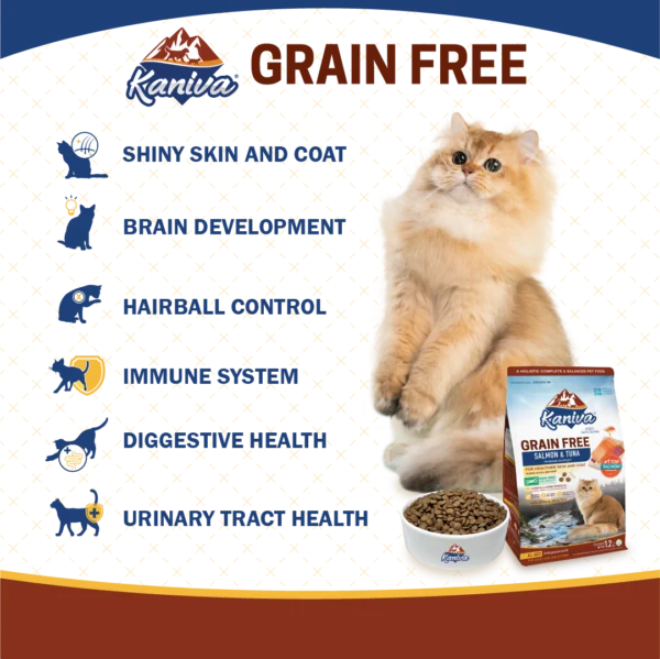 Kaniva Grain Free Salmon For Cats Over 4 Months - Image 6