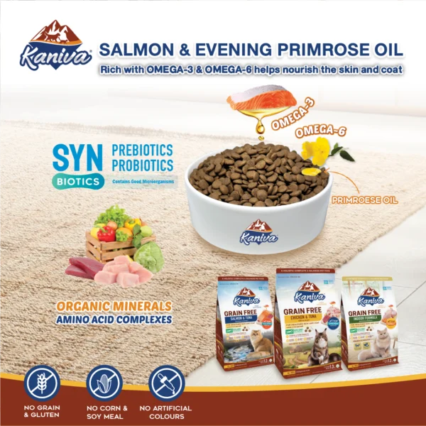 Kaniva Grain Free Salmon For Cats Over 4 Months - Image 11