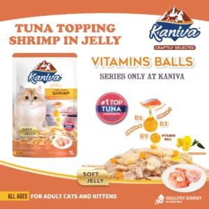 Kaniva Tuna Topping Shrimp In Soft Jelly Pouch