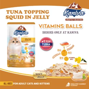 Kaniva Tuna Topping Squid In Soft Jelly Pouch