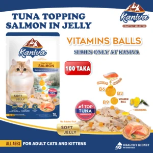 Kaniva Tuna Topping Salmon In Soft Jelly Pouch