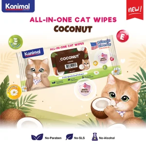 Cat Wipes Coconut Scent